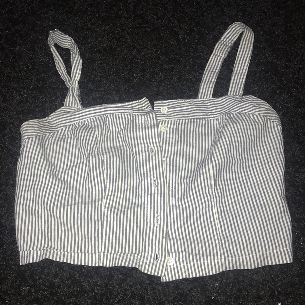 Cute brandy button up tank